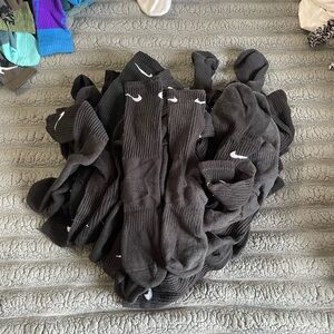 Nike Black Athletic Crew Socks